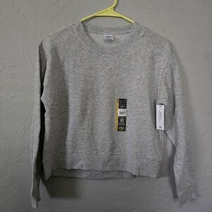 Nwt Girls Grey Sweater 10/12y Athletic Works